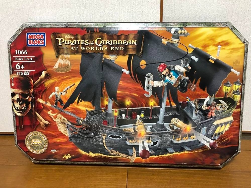 アメリカ★海賊★パイレーツ★オブジェ★ Amazon.co.jp: メガブロック パイレーツオブカリビアン ブラック